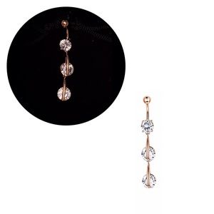 2/$15! ROSE GOLD BELLY BUTTON RING